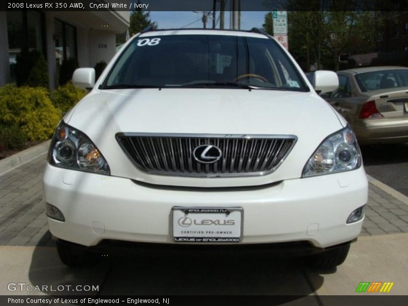 Crystal White / Ivory 2008 Lexus RX 350 AWD