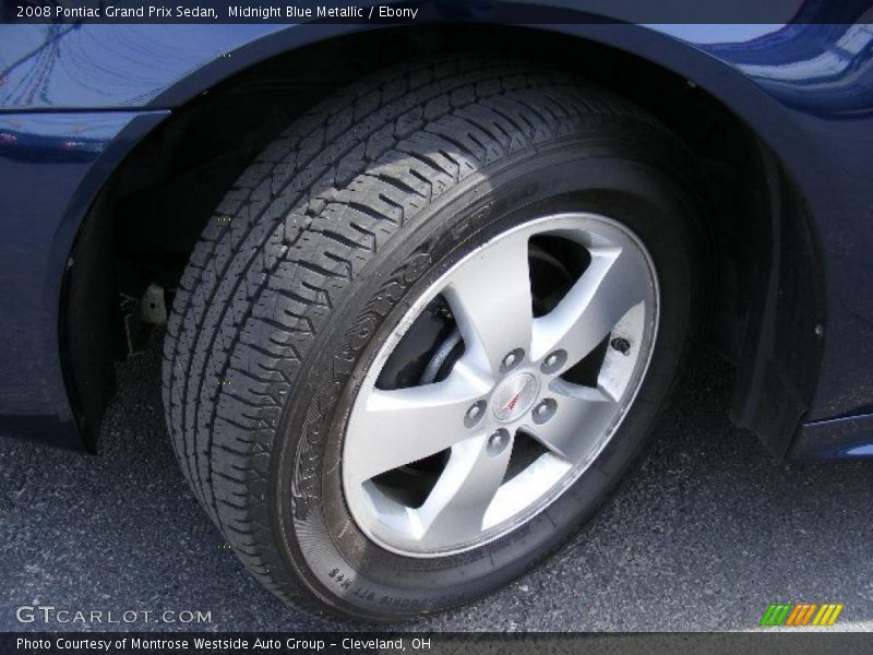 Midnight Blue Metallic / Ebony 2008 Pontiac Grand Prix Sedan