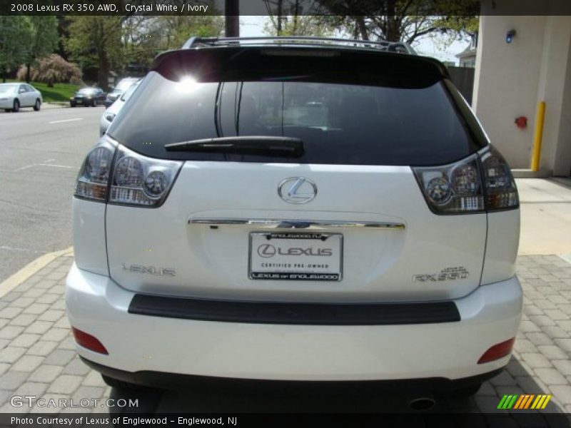Crystal White / Ivory 2008 Lexus RX 350 AWD