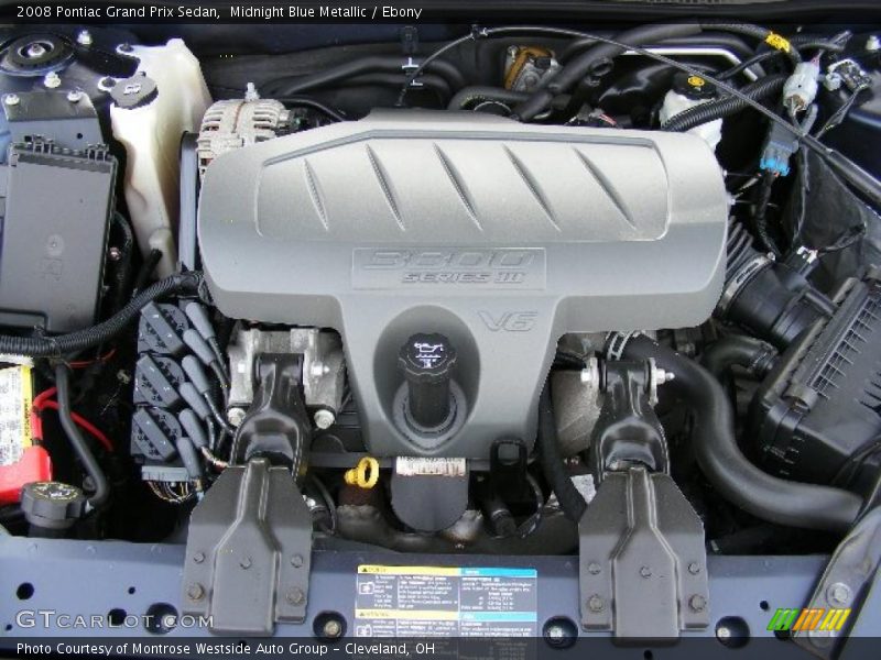 Midnight Blue Metallic / Ebony 2008 Pontiac Grand Prix Sedan
