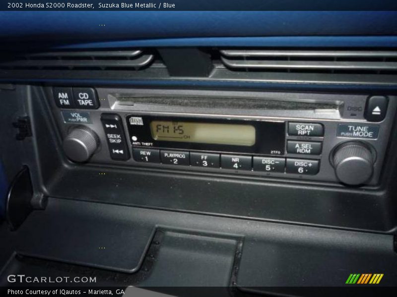 Suzuka Blue Metallic / Blue 2002 Honda S2000 Roadster