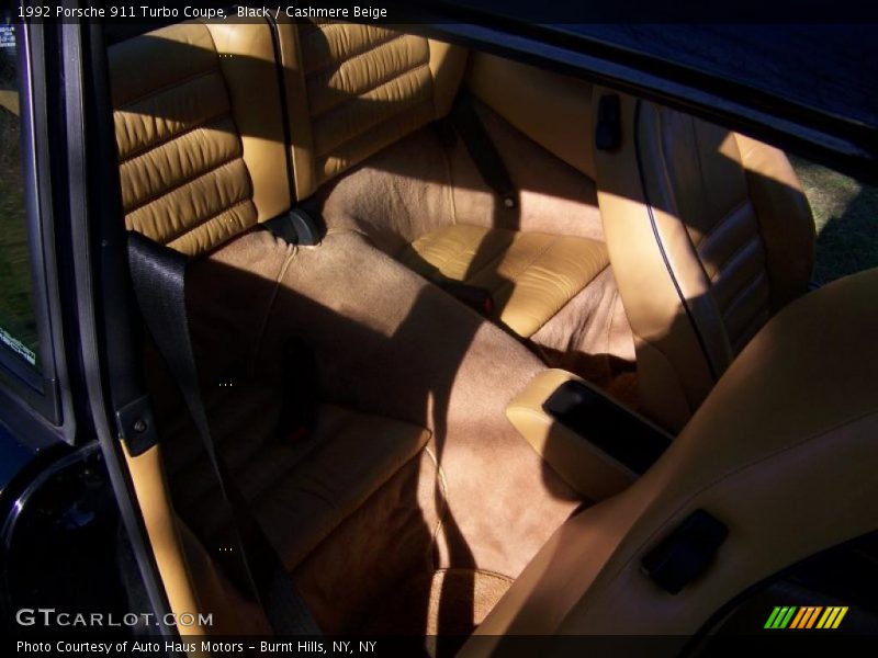 Black / Cashmere Beige 1992 Porsche 911 Turbo Coupe