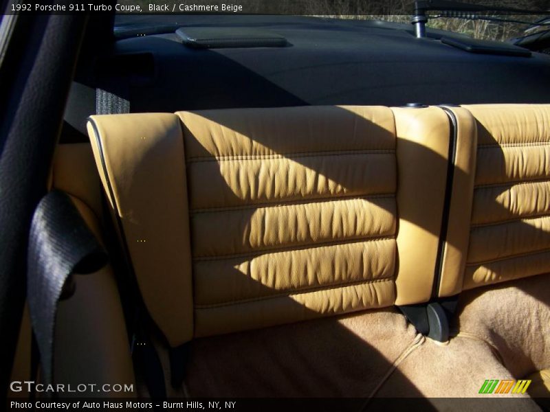 Black / Cashmere Beige 1992 Porsche 911 Turbo Coupe