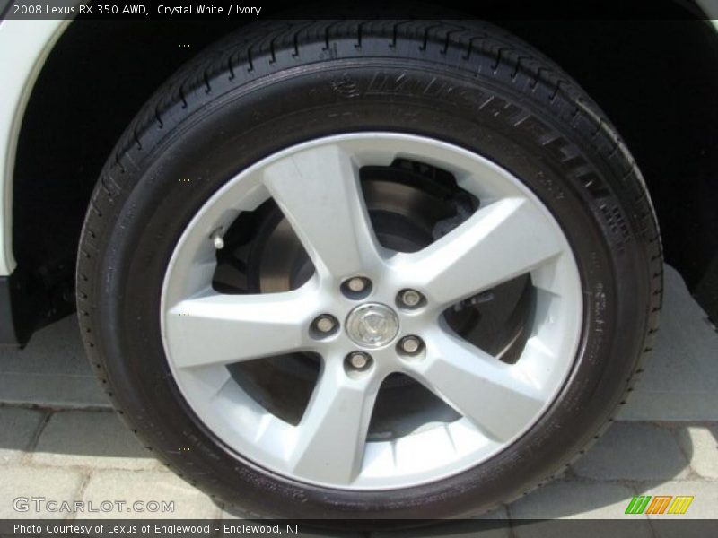 Crystal White / Ivory 2008 Lexus RX 350 AWD