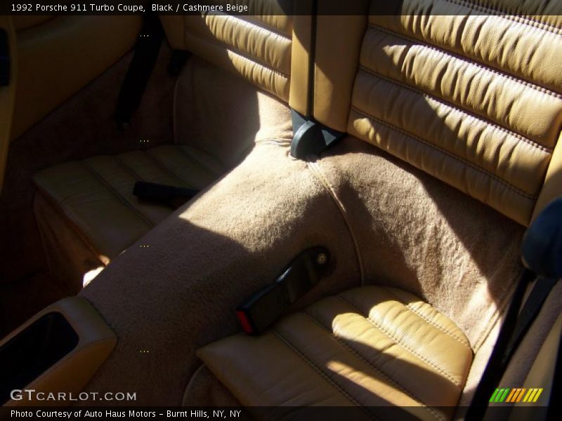 Black / Cashmere Beige 1992 Porsche 911 Turbo Coupe