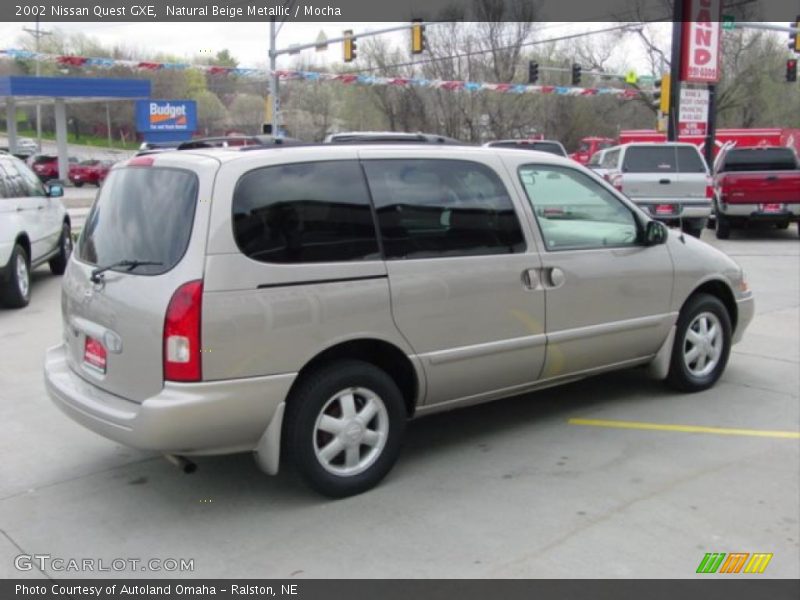 Natural Beige Metallic / Mocha 2002 Nissan Quest GXE