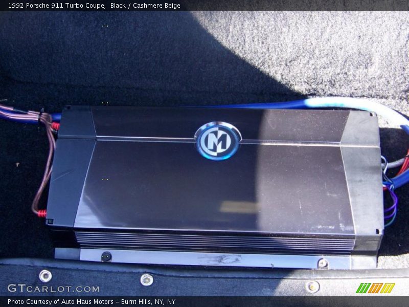 Black / Cashmere Beige 1992 Porsche 911 Turbo Coupe