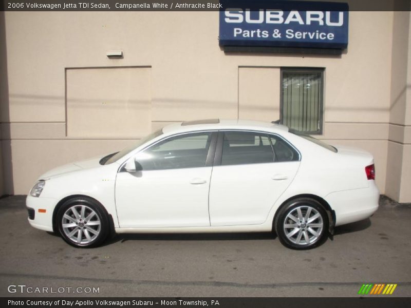 Campanella White / Anthracite Black 2006 Volkswagen Jetta TDI Sedan