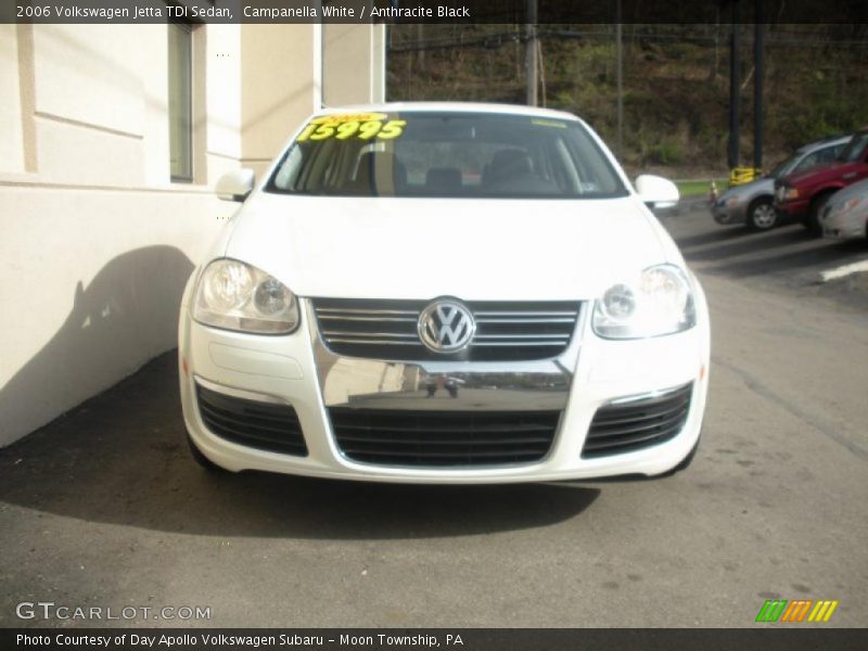 Campanella White / Anthracite Black 2006 Volkswagen Jetta TDI Sedan
