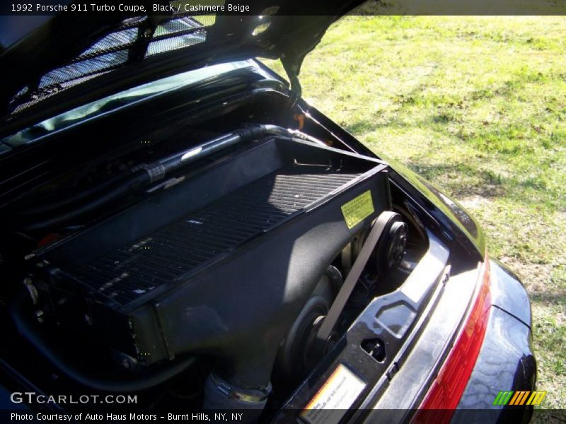 Black / Cashmere Beige 1992 Porsche 911 Turbo Coupe