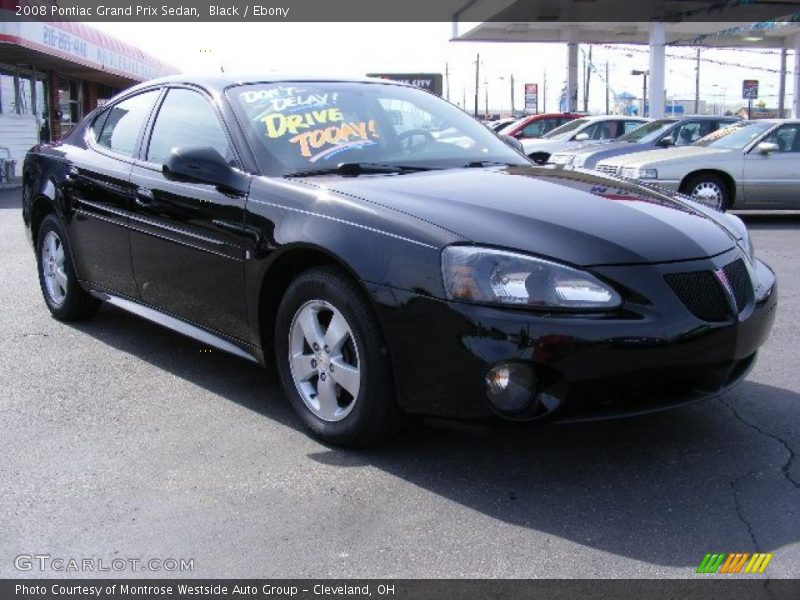 Black / Ebony 2008 Pontiac Grand Prix Sedan