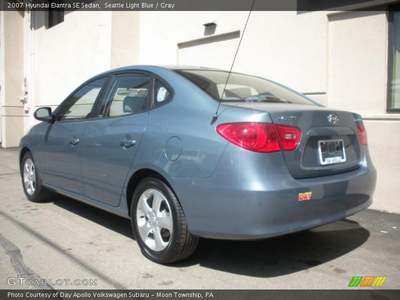 Seattle Light Blue / Gray 2007 Hyundai Elantra SE Sedan