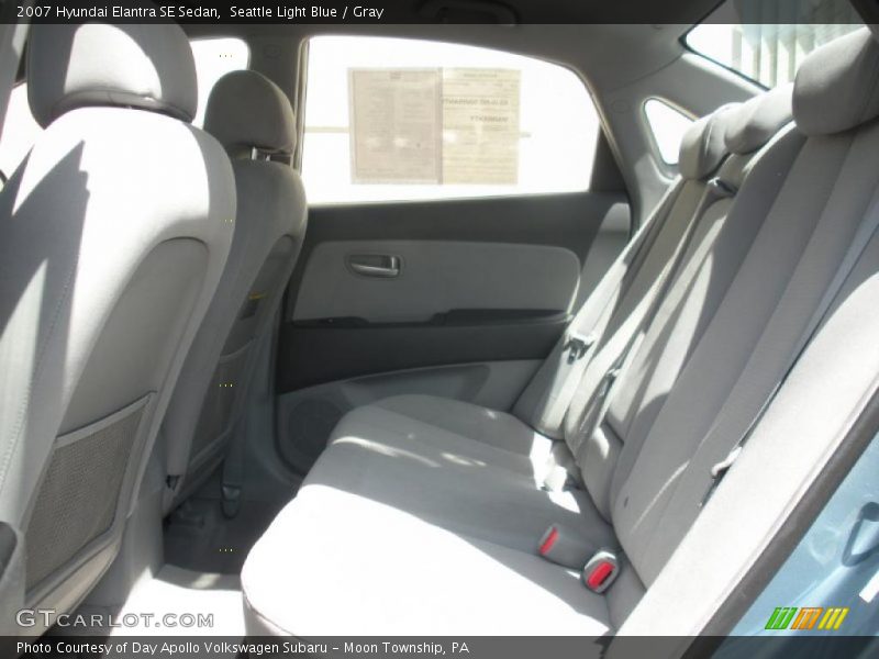 Seattle Light Blue / Gray 2007 Hyundai Elantra SE Sedan
