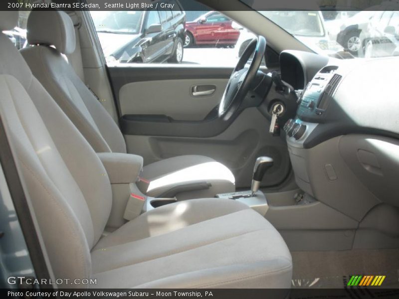 Seattle Light Blue / Gray 2007 Hyundai Elantra SE Sedan