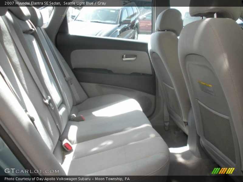 Seattle Light Blue / Gray 2007 Hyundai Elantra SE Sedan