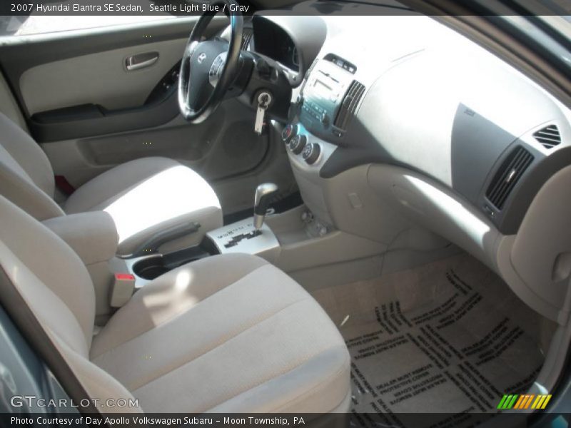 Seattle Light Blue / Gray 2007 Hyundai Elantra SE Sedan