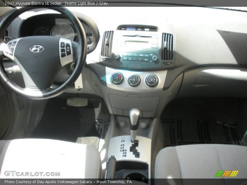 Seattle Light Blue / Gray 2007 Hyundai Elantra SE Sedan