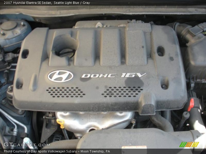 Seattle Light Blue / Gray 2007 Hyundai Elantra SE Sedan