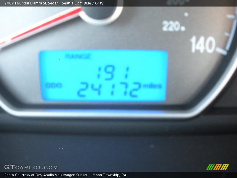 Seattle Light Blue / Gray 2007 Hyundai Elantra SE Sedan