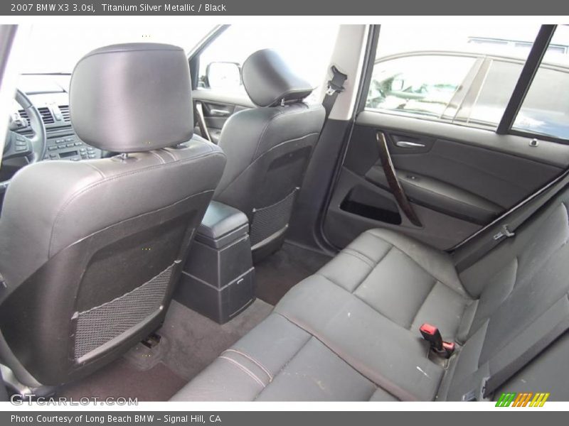 Titanium Silver Metallic / Black 2007 BMW X3 3.0si