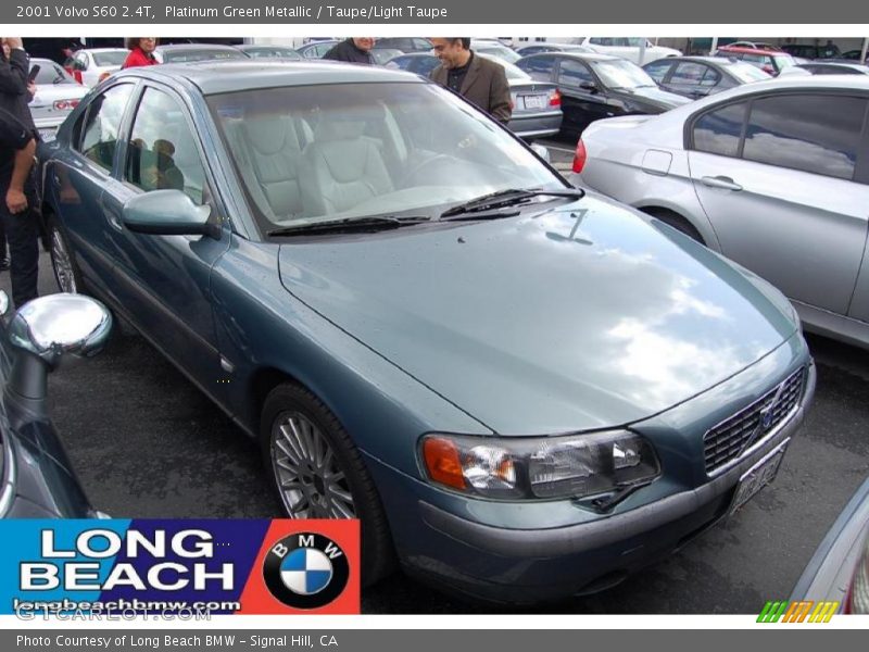 Platinum Green Metallic / Taupe/Light Taupe 2001 Volvo S60 2.4T