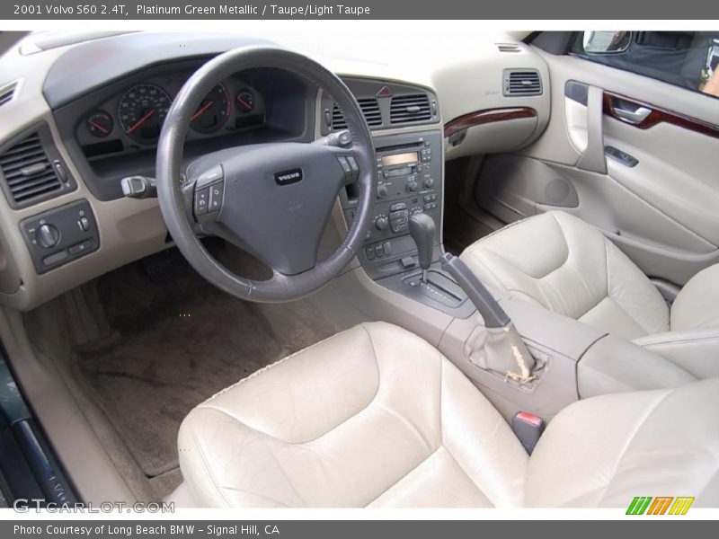 Platinum Green Metallic / Taupe/Light Taupe 2001 Volvo S60 2.4T