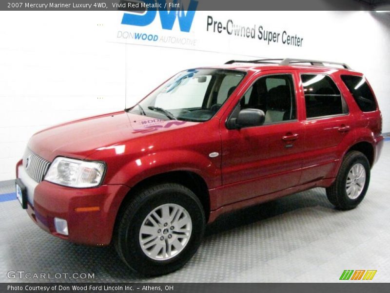 Vivid Red Metallic / Flint 2007 Mercury Mariner Luxury 4WD
