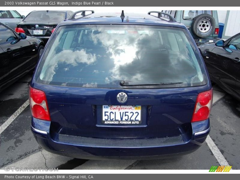 Indigo Blue Pearl / Black 2003 Volkswagen Passat GLS Wagon
