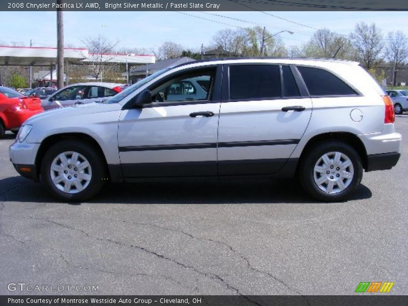 Bright Silver Metallic / Pastel Slate Gray 2008 Chrysler Pacifica LX AWD