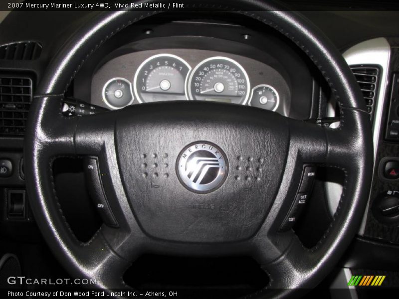 Vivid Red Metallic / Flint 2007 Mercury Mariner Luxury 4WD