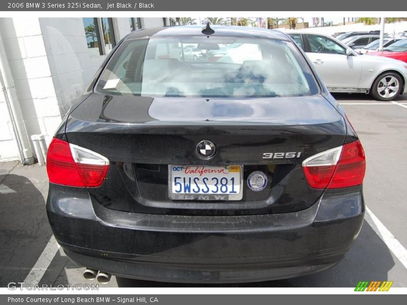 Jet Black / Black 2006 BMW 3 Series 325i Sedan