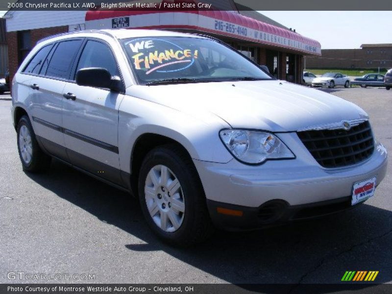 Bright Silver Metallic / Pastel Slate Gray 2008 Chrysler Pacifica LX AWD