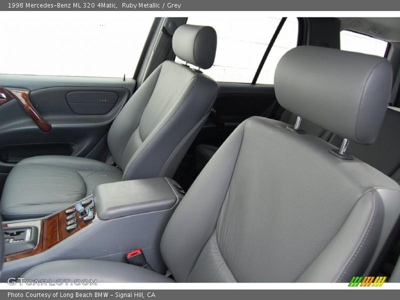 Ruby Metallic / Grey 1998 Mercedes-Benz ML 320 4Matic