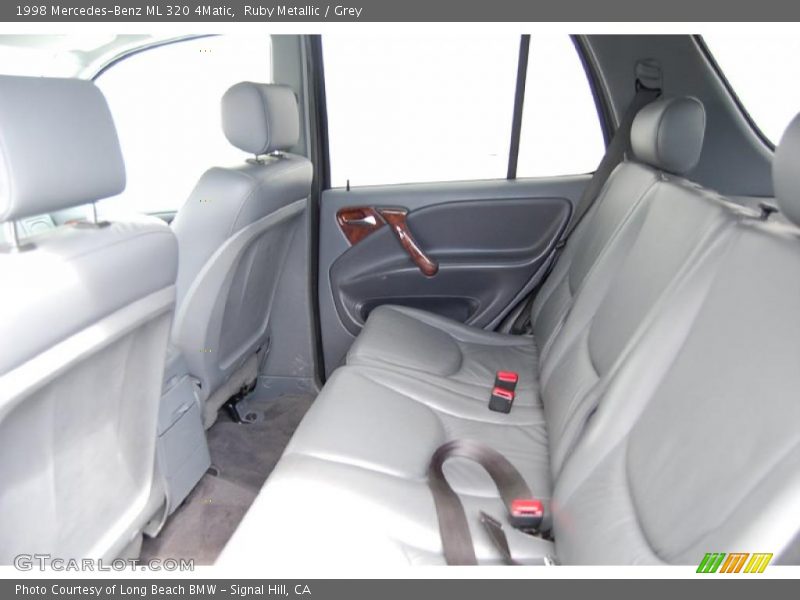 Ruby Metallic / Grey 1998 Mercedes-Benz ML 320 4Matic