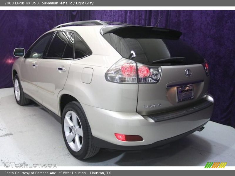 Savannah Metallic / Light Gray 2008 Lexus RX 350