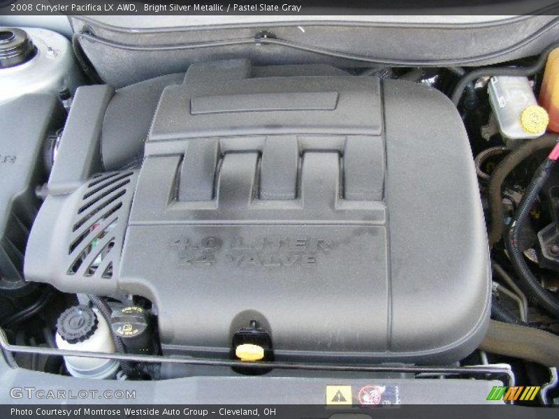 Bright Silver Metallic / Pastel Slate Gray 2008 Chrysler Pacifica LX AWD