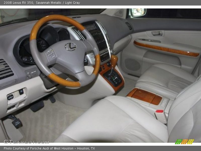 Savannah Metallic / Light Gray 2008 Lexus RX 350