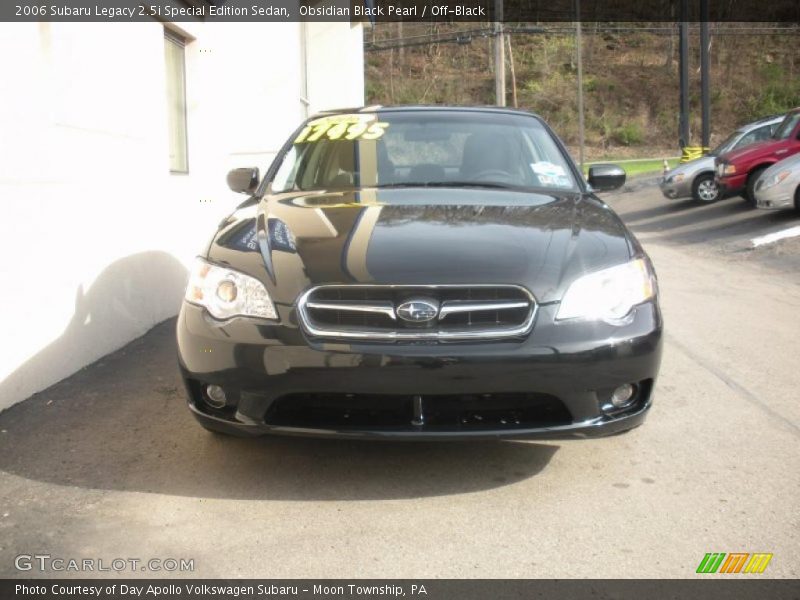 Obsidian Black Pearl / Off-Black 2006 Subaru Legacy 2.5i Special Edition Sedan