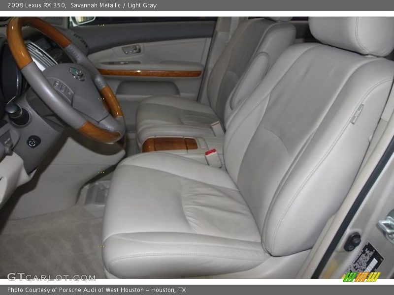 Savannah Metallic / Light Gray 2008 Lexus RX 350