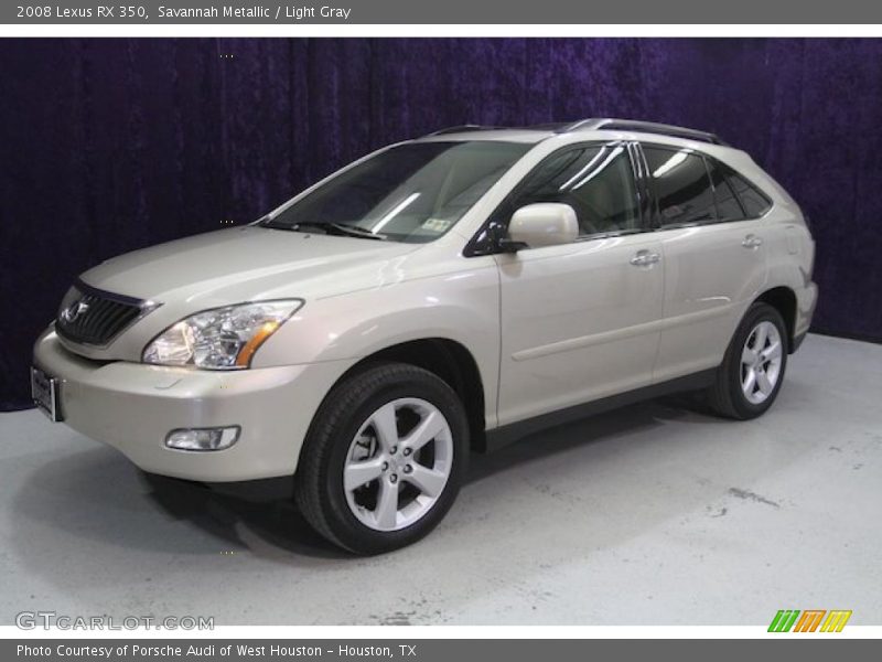 Savannah Metallic / Light Gray 2008 Lexus RX 350