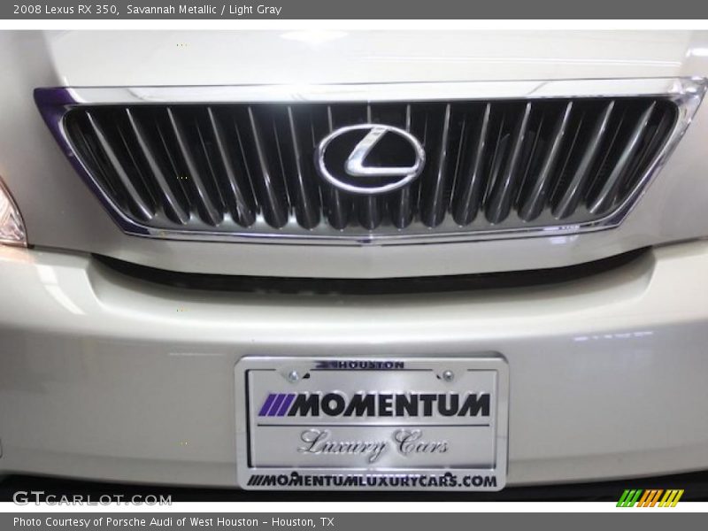 Savannah Metallic / Light Gray 2008 Lexus RX 350