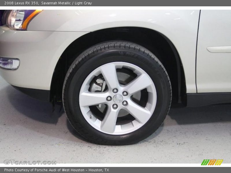 Savannah Metallic / Light Gray 2008 Lexus RX 350