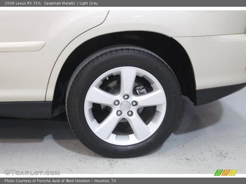 Savannah Metallic / Light Gray 2008 Lexus RX 350