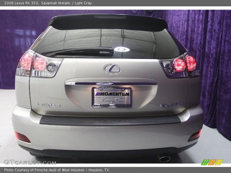 Savannah Metallic / Light Gray 2008 Lexus RX 350