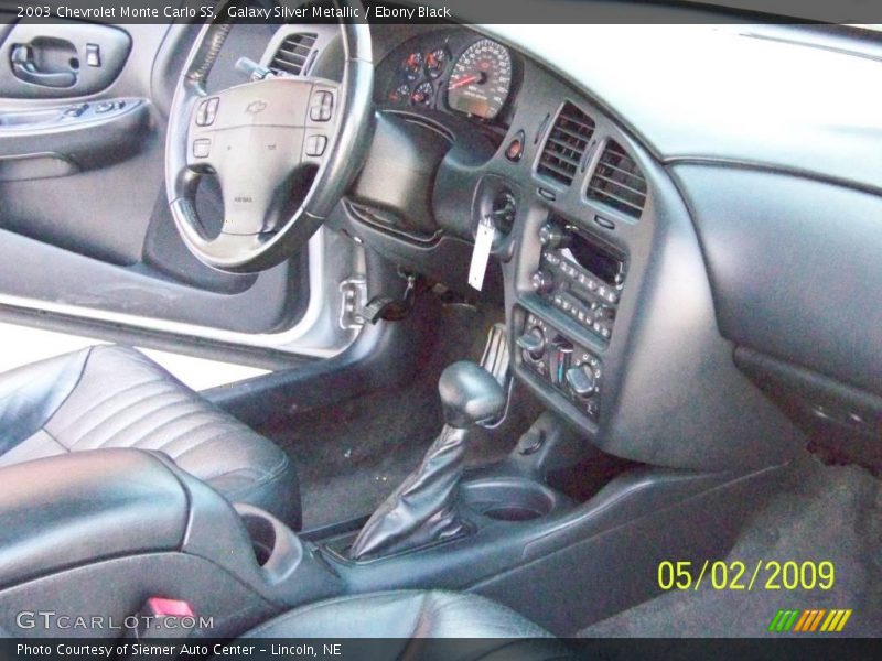 Galaxy Silver Metallic / Ebony Black 2003 Chevrolet Monte Carlo SS