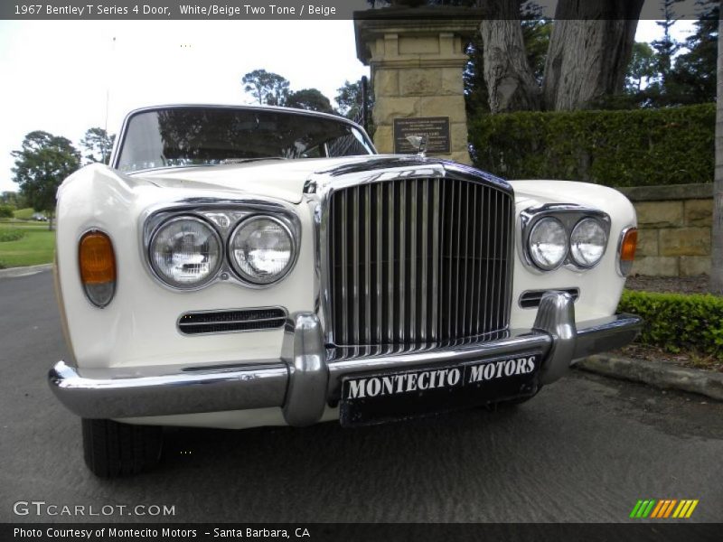 White/Beige Two Tone / Beige 1967 Bentley T Series 4 Door