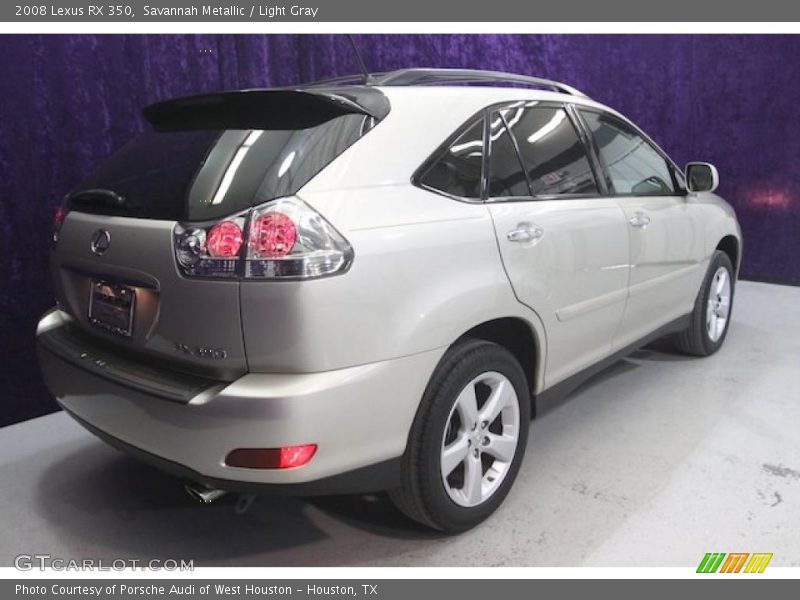 Savannah Metallic / Light Gray 2008 Lexus RX 350