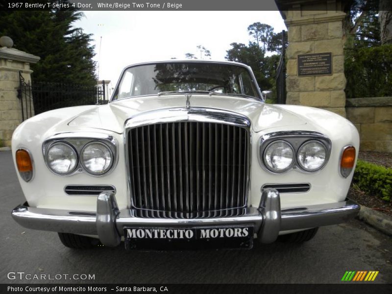 White/Beige Two Tone / Beige 1967 Bentley T Series 4 Door