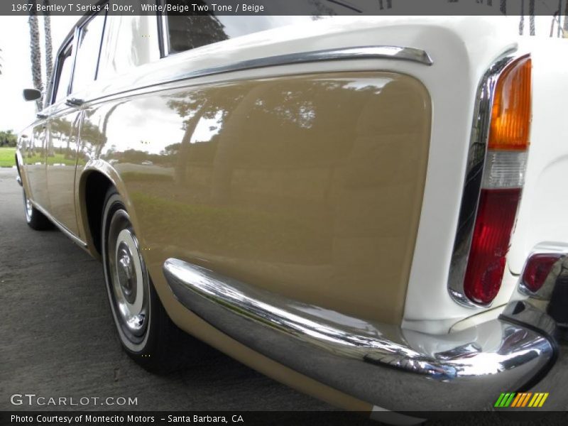 White/Beige Two Tone / Beige 1967 Bentley T Series 4 Door
