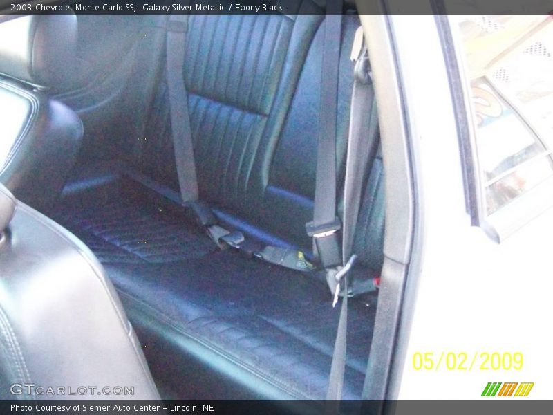 Galaxy Silver Metallic / Ebony Black 2003 Chevrolet Monte Carlo SS